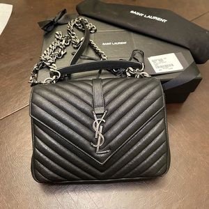 Saint Laurent YSL medium college bag